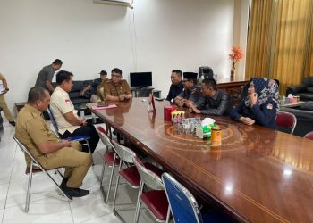 Pemkab Bolmong Rakor Penyaluran Dana Hibah Bawaslu dan KPU Bolmong