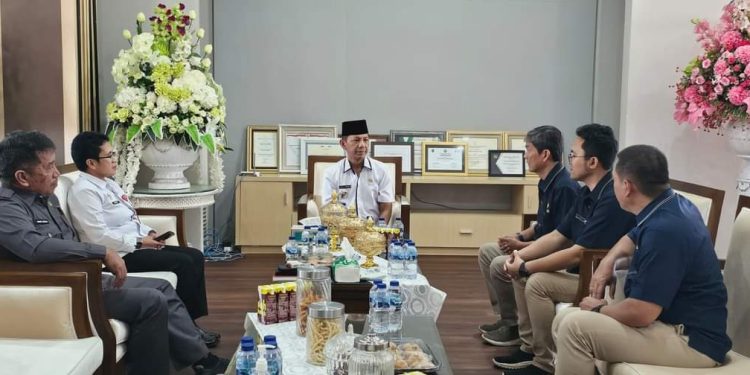 Pj Bupati Bolmong Sambut Kunker Kakanwil Ditjen Perbendaharaan Provinsi Sulut