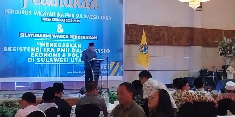 Limi Mokodompit Wakili Gubernur Sulut Hadiri Pelantikan PW IKA PMII