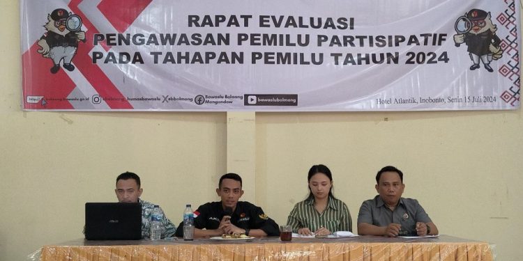 Bawaslu Bolmong Gelar Evaluasi Pengawasan Partisipatif Tahapan Pemilu 2024