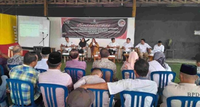 KPU Kotamobagu Sosialiasi Tahapan Pilkada 2024