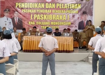 Calon Paskibraka Bolmong Mulai Jalani Pemusatan Latihan dan Karantina