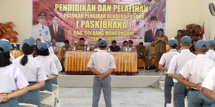 Calon Paskibraka Bolmong Mulai Jalani Pemusatan Latihan dan Karantina