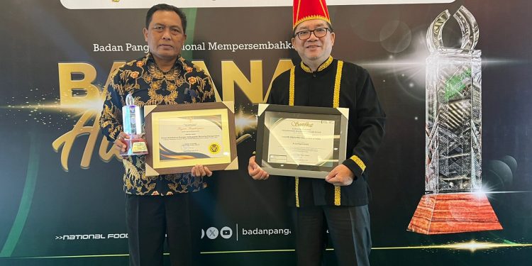 Kabupaten Bolmong Terima Penghargaan dari Badan Pangan Nasional