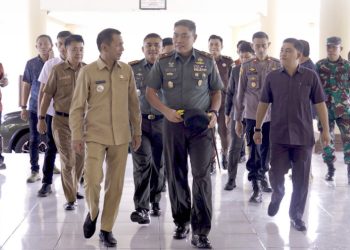 Pj Bupati Bolmong Sambut Kunker Danrem 131 Santiago