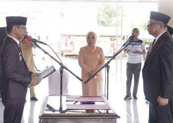 Abdullah Mokoginta Resmi Dilantik Sekda Definitif, Pj Bupati Sampaikan Pesan Ini