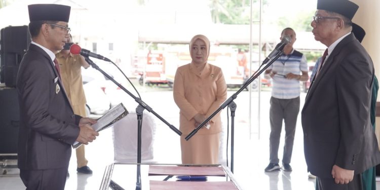 Abdullah Mokoginta Resmi Dilantik Sekda Definitif, Pj Bupati Sampaikan Pesan Ini