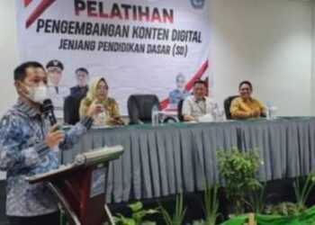 Tingkatkan Keterampilan Guru, Disdik Bolmong Gelar Pelatihan Konten Digital