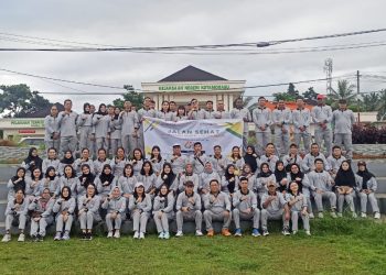 Kejari Kotamobagu Gelar Jalan Sehat dan Lomba Senam Kreasi Sambut HBA dan HUT IAD