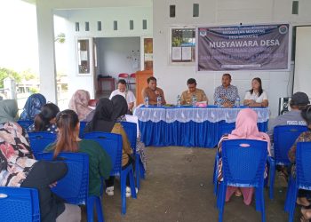 Susun RKPDes 2025 dan Rembuk Stunting, Pemdes Modayag Gelar Musdes