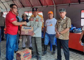 BPBD Bolmong Terima Bantuan Untuk Korban Bencana Banjir dari Pemkot Kotamobagu