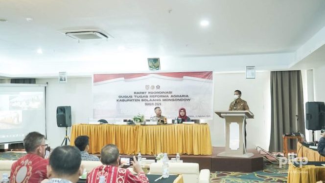 Bupati Jusnan Hadiri Rakor Tim Gugus Tugas Reforma Agraria