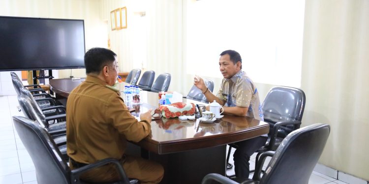 Pj Bupati Jusnan Temui Pj Wali Kota, Ini yang Dibahas