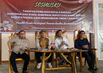 KPU Boltim Gelar Sosialisasi Tahapan Pilkada Tahun 2024