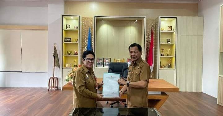 Pj Bupati Tunjuk Ramlah Mokodongan Plt Sekda Bolmong