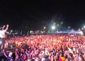 Budi Doremi Hibur Masyarakat Kotamobagu pada Penutupan Motampot Fest