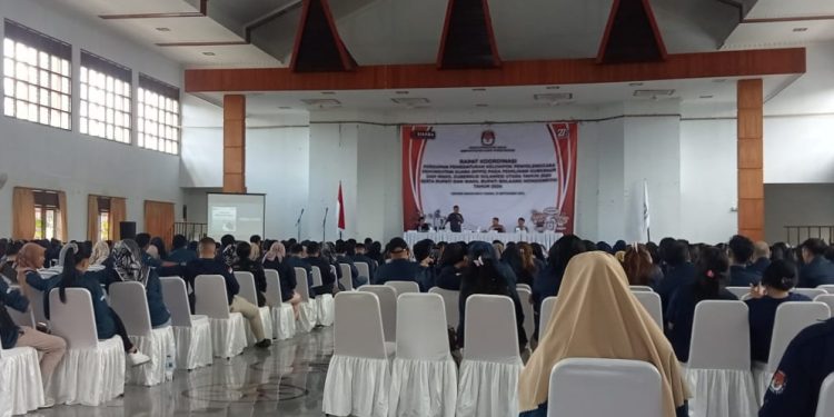 KPU Bolmong Gelar Rakor Persiapan Pembentukan KPPS