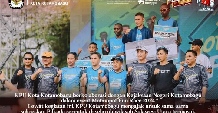 Hadiri Motampot Fun Race, Ketua KPU Kotamobagu Ajak Warga Gunakan Hak Pilih