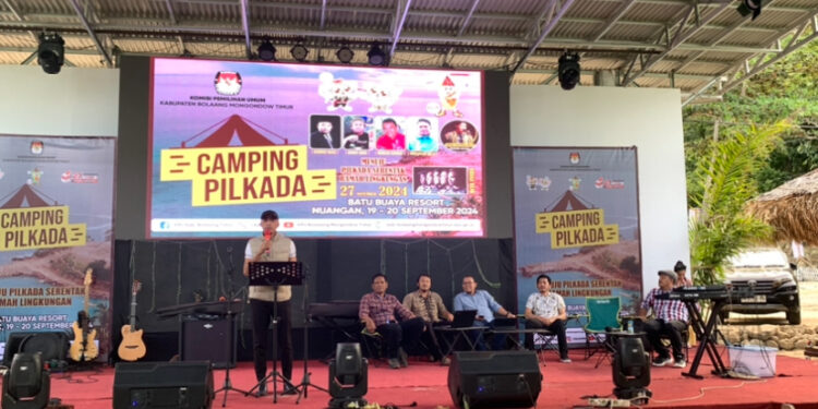 Gelar Camping Pilkada 2024, KPU Boltim Sosialisasikan Pilkada Ramah Lingkungan