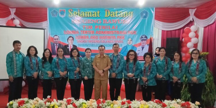 Pjs Bupati Boltim Hadiri Lomba PKK Tingkat Provinsi Sulut di Desa Purworejo Timur