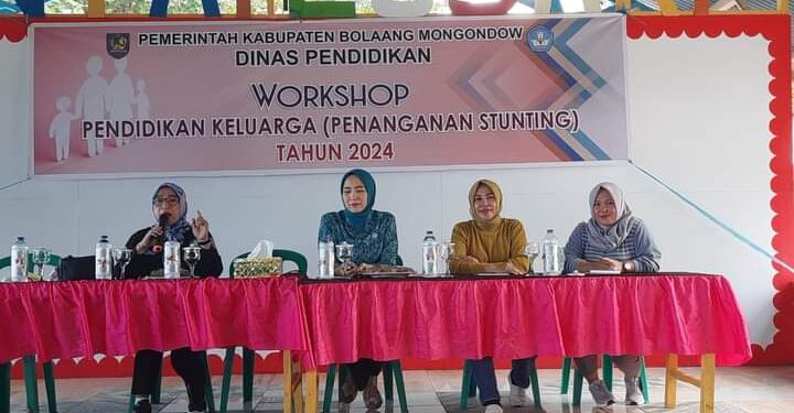 Cegah Stunting, Disdik Bolmong Gelar Workshop Pendidikan Keluarga