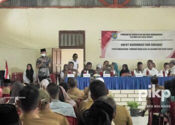 Pj Bupati Bolmong Pimpin Rakor Tingkat Kecamatan