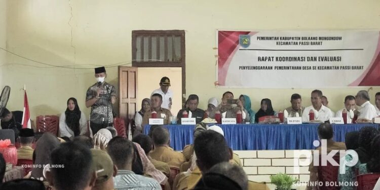 Pj Bupati Bolmong Pimpin Rakor Tingkat Kecamatan