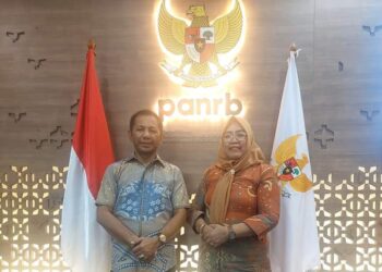 Kadis Pendidikan dampingi Pj Bupati Bolmong Kunjungi KemenPAN-RB