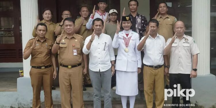 Pj Bupati Sambut Hangat Anggota Paskibraka Nasional Asal Bolmong