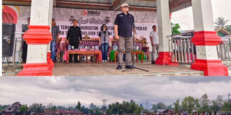 Masa Tenang Pilkada 2024: Bawaslu Bolmong Gelar Apel Patroli Pengawasan