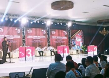 Debat Publik Terbuka Putaran Kedua, Begini Penyampaian Ketua KPU Kotamobagu