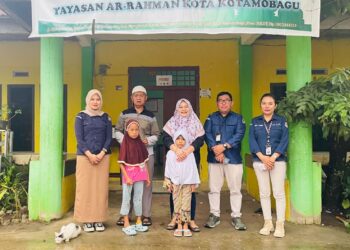 KPU Kotamobagu Sambangi Panti Asuhan Ar-Rahman