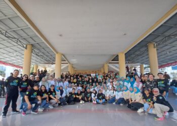 Peringati HKN ke-60, Dinkes Bolmong Gelar Jalan Sehat hingga Pemeriksaan Kesehatan Gratis