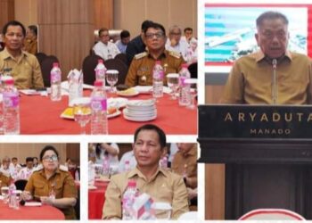 Pj Bupati Bolmong Hadiri Rakorev RKPD Kabupaten/Kota se- Sulut