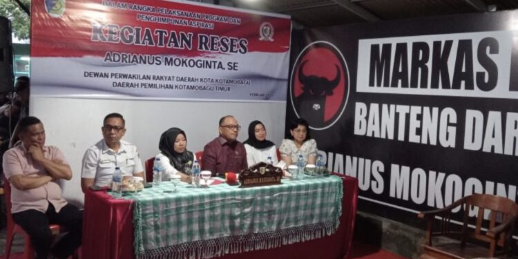 Gelar Reses, Ketua DPRD Kotamobagu Serap Aspirasi Masyarakat