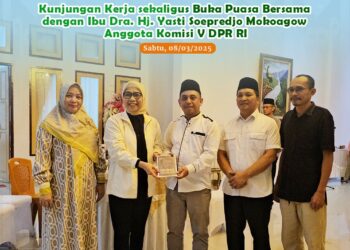 Pemkab Bolmong Terima Kunker Anggota DPR RI Yasti Soepredjo Mokoagow