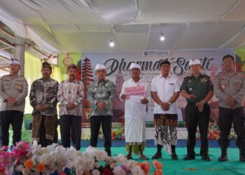 Bupati Yusra Alhabsyi Hadiri Perayaan Dharma Santi Umat Hindu di Dumoga