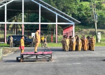 Pimpin Apel Kerja: Sekda Bolsel Soroti Persiapan Kunjungan Presiden RI