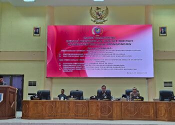 DPRD Bolmong Gelar Paripurna Terkait Ranperda