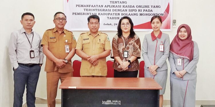 Pemkab Bolmong dan BSG Teken PKS Pemanfaatan Aplikasi Kasda Online
