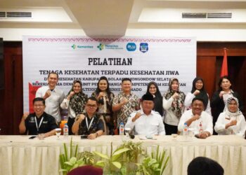 Wabup Bolsel Resmi Buka Pelatihan Nakes Terpadu Kesehatan Jiwa