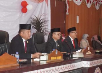 DPRD Bolsel Gelar Rapat Paripurna Mendengarkan Pidato Kenegaraan HUT RI ke-80