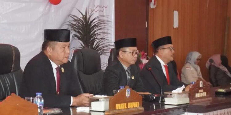 DPRD Bolsel Gelar Rapat Paripurna Mendengarkan Pidato Kenegaraan HUT RI ke-80