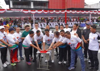 Wabup Bolsel Hadiri Launching Logo dan Maskot Porprov XII Sulut 2025 di Manado