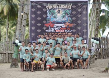 Anniversary ke-4 Tahun Agya Ayla Travel Lintas Sulut Meriah