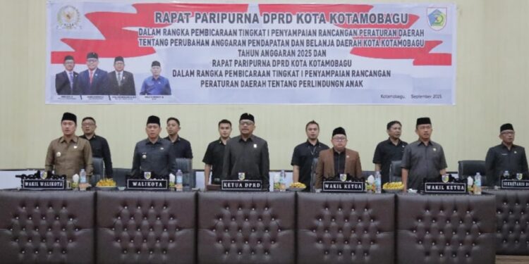 DPRD Kotamobagu Gelar Paripurna Bahas Dua Agenda