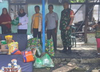 Warga Korban Kebakaran Rumah di Desa Pangi Induk dapat Bantuan Pemkab Bolmong