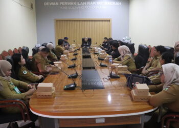 Komisi III DPRD Bolmong RDP dengan Dispora dan RSUD