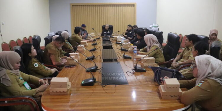 Komisi III DPRD Bolmong RDP dengan Dispora dan RSUD