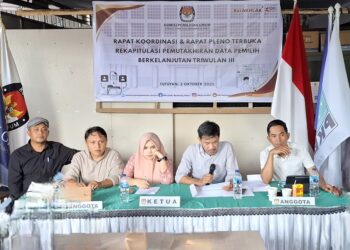 KPU Boltim Gelar Pleno PDPB Triwulan III Tahun 2025